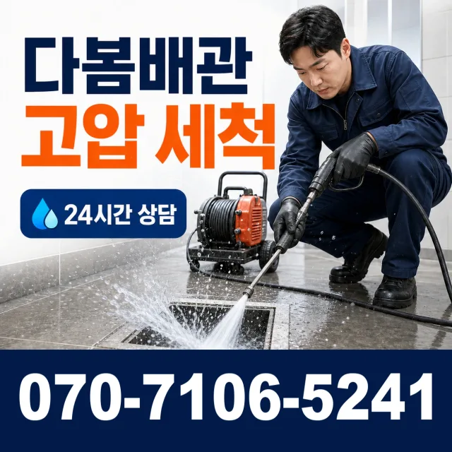 서운면 송정리 배관고압세척 상담 이미지 4